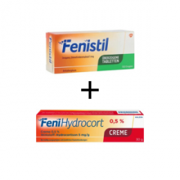FENISTIL Dragees 100 St. + FENIHYDROCORT Creme 0,5% 30 g
