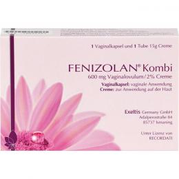FENIZOLAN Kombi 600 mg Vaginalovulum+2% Creme 1 P