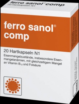 FERRO SANOL comp. Hartkaps.m.msr.berz.Pellets 20 St