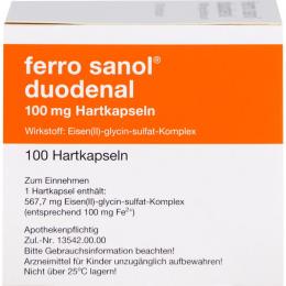 FERRO SANOL duodenal Hartkaps.m.msr.überz.Pell. 100 St.