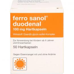 FERRO SANOL duodenal Hartkaps.m.msr.überz.Pell. 50 St.