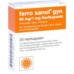 Ein aktuelles Angebot für FERRO SANOL gyn Hartkapseln überzogene Pellets 20 St Hartkapseln mit magensaftresistent überzogenen Pellets Mineralstoffe - jetzt kaufen, Marke UCB Pharma GmbH.