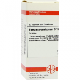 FERRUM ARSENICOSUM D 12 Tabletten 80 St