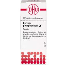 FERRUM PHOSPHORICUM C 6 Tabletten 80 St.