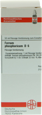 FERRUM PHOSPHORICUM D 6 Dilution 50 ml