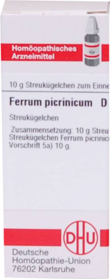 FERRUM PICRINICUM D 6 Globuli 10 g