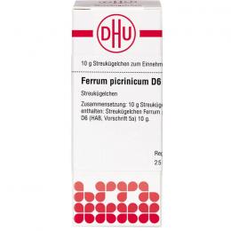 FERRUM PICRINICUM D 6 Globuli 10 g