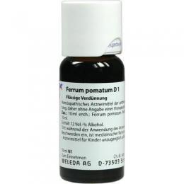 FERRUM POMATUM D 1 Dilution 50 ml