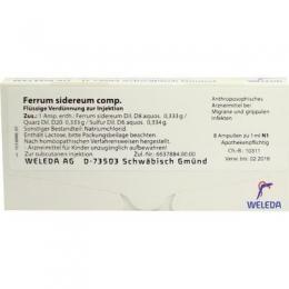 FERRUM SIDEREUM COMP.Ampullen 8X1 ml