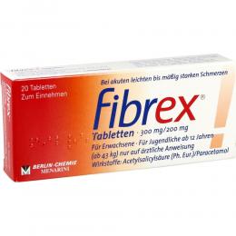 Ein aktuelles Angebot für FIBREX TABLETTEN 20 St Tabletten Kopfschmerzen & Migräne - jetzt kaufen, Marke Berlin-Chemie AG.