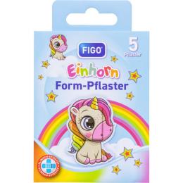 FIGO Kinderpflaster in Einhorn-Form 5 St.