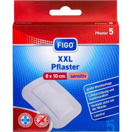 FIGO Pflaster sensitiv 8x10 cm XXL 5 St.