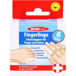 FINGERLING Schutzkappen für Finger und Zehen 6 St.
