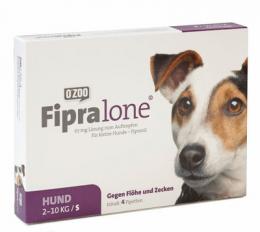 FIPRALONE 67 mg Lsg.z.Auftropf.f.kleine Hunde 4 St