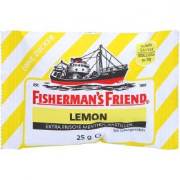 FISHERMANS FRIEND Lemon ohne Zucker Pastillen 25 g