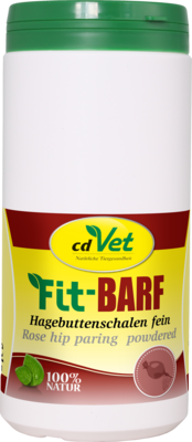 FIT-BARF Bio-Hagebuttenschalen Pulver f.Hunde 800 g