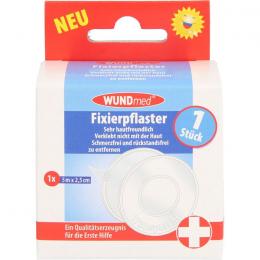 FIXIERPFLASTER 2,5 cmx5 m transparent 1 St.