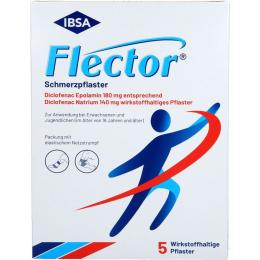 FLECTOR Schmerzpflaster+elastischer Netzstrumpf 5 St.