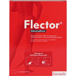 FLECTOR Schmerzpflaster+elatischer Netzstrumpf 5 St.