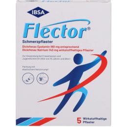 FLECTOR Schmerzpflaster+elatischer Netzstrumpf 5 St.