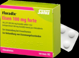 FLORADIX Eisen 100 mg forte Filmtabletten 100 St