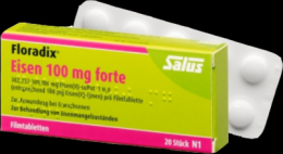 FLORADIX Eisen 100 mg forte Filmtabletten 20 St