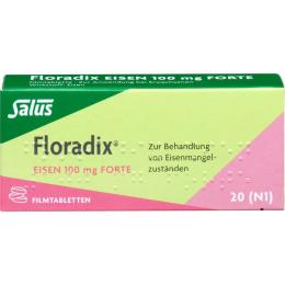 FLORADIX Eisen 100 mg forte Filmtabletten 20 St.