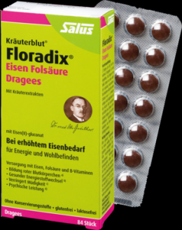 FLORADIX Eisen Folsäure Dragees 84 St