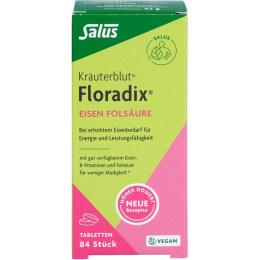 FLORADIX Eisen Folsäure Tabletten 84 St. (42 g)