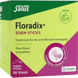 FLORADIX Eisen Sticks Pulver Salus 50 St.