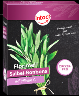 FLORIMEL Salbeibonbons m.Vitamin C zuckerfrei 40 g