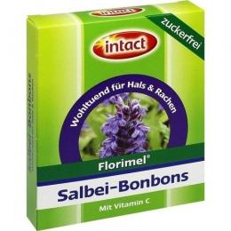 FLORIMEL Salbeibonbons m.Vitamin C zuckerfrei 40 g