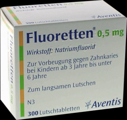 FLUORETTEN 0,5 mg Tabletten 300 St