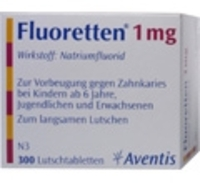 FLUORETTEN 1,0 mg Tabletten 300 St