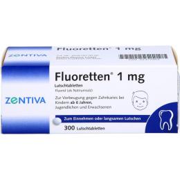 FLUORETTEN 1,0 mg Tabletten 300 St.