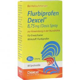 FLURBIPROFEN Dexcel 8,75 mg/Dos.Spray Mundhöhle 15 ml Spray