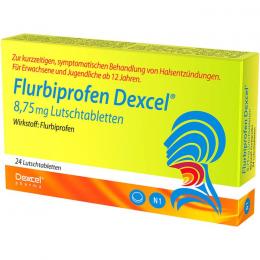 FLURBIPROFEN Dexcel 8,75 mg Lutschtabletten 24 St.