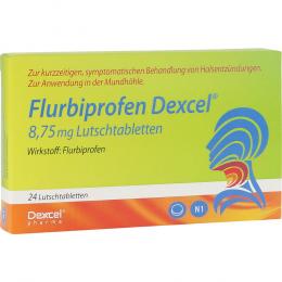 FLURBIPROFEN Dexcel 8,75 mg Lutschtabletten 24 St Lutschtabletten
