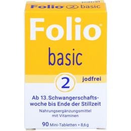 FOLIO 2 basic jodfrei Filmtabletten 90 St. (8,6 g)