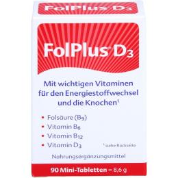 FOLPLUS+D3 Tabletten 90 St. (8,5 g)