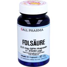 FOLSÄURE 2,5 mg GPH Kapseln 90 St. (24 g)