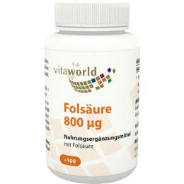FOLSÄURE 800 µg Tabletten 100 St. (48,5 g)
