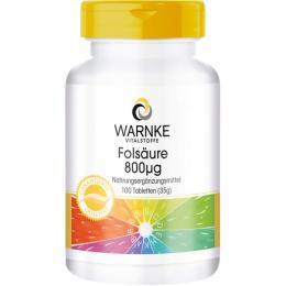 FOLSÄURE 800 Microgramm Tabletten 100 St. (35 g)