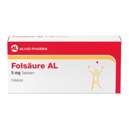 Ein aktuelles Angebot für FOLSÄURE AL 5 mg Tabletten 20 St Tabletten  - jetzt kaufen, Marke ALIUD Pharma GmbH.