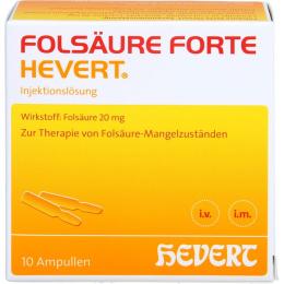 FOLSÄURE FORTE Hevert 20 mg Inj.-Lösung Amp. 20 ml