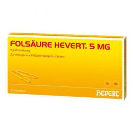 FOLSÄURE Hevert 5 mg Inj.-Lösung Ampullen 20 ml