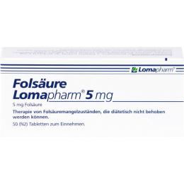 FOLSÄURE LOMAPHARM 5 mg Tabletten 50 St.