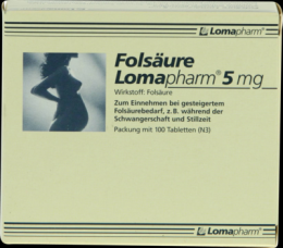 FOLSURE LOMAPHARM 5 mg Tabletten 100 St