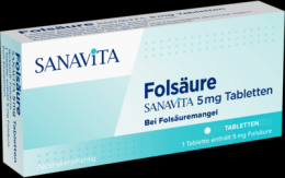 FOLSURE SANAVITA 5 mg Tabletten 100 St