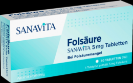 FOLSURE SANAVITA 5 mg Tabletten 50 St